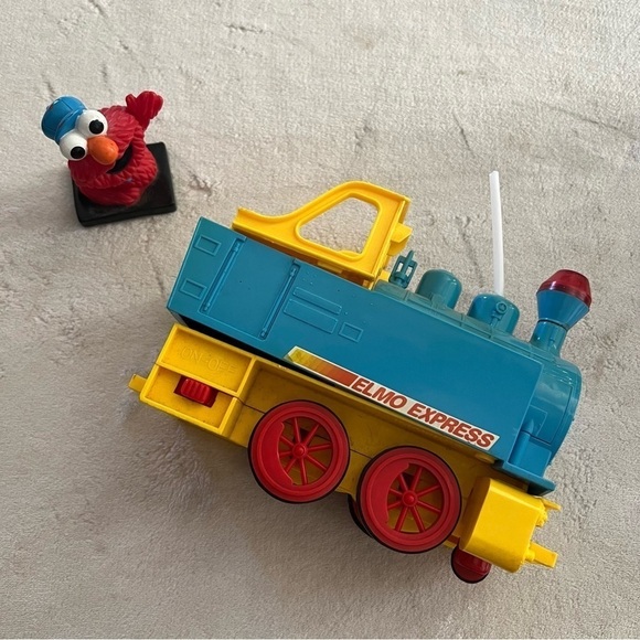 Vintage Elmo Express Train Replacement Car Tyco Sesame Street - Picture 1 of 9